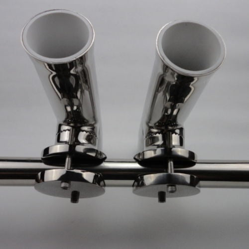 Torneo Style 2pcs Stainless Steel Fishing Rod Holder 5