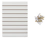 Mox Slat Wall Panel 55 X 91 Cm + 20 Hooks 15 Cm 0