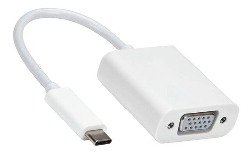 Anbyte Usb-C To Vga Adapter White 0