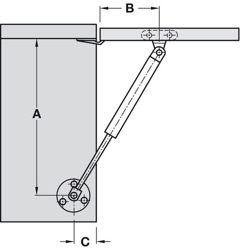 Piston A Gas 120 Newton X 25 Unidades 3