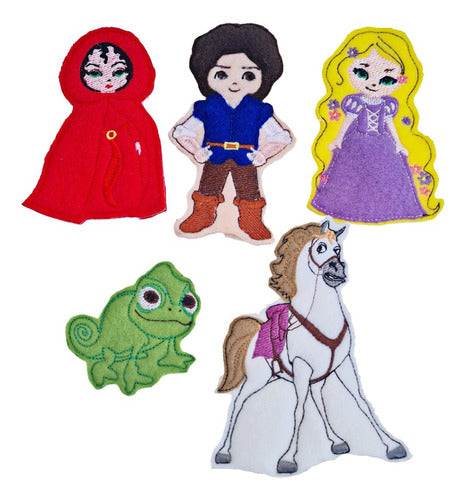 Alonsa Finger Puppets - Tangled (Rapunzel) 1