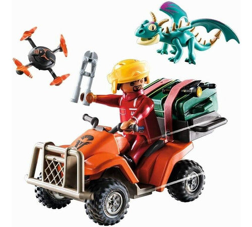 Playmobil Dragons 71085 Cuatriciclo Pullback 1