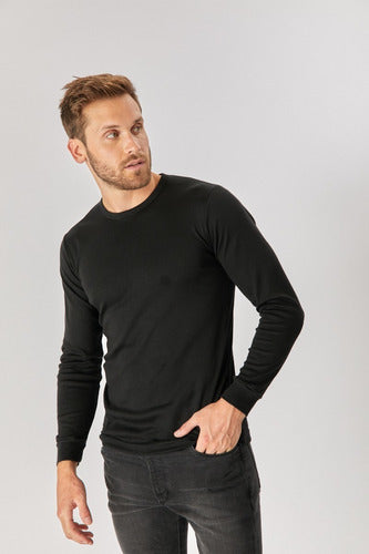 Tres Ases Thermal Cotton Long Sleeve T-Shirt for Men 3