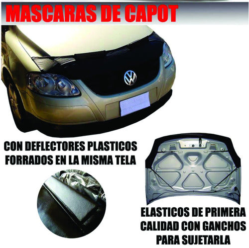 MYC TAPICERIA Mascara De Capot Toyota Corolla 09/14 Ecocuero 2