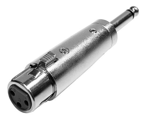 Venetian XLR Female to Mono 6.5mm Plug Adapter 1