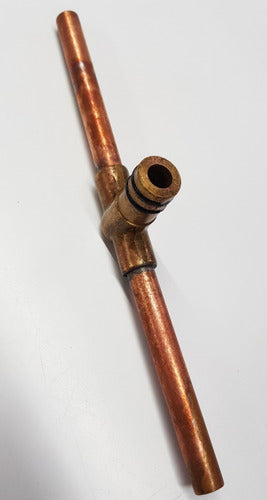 Genuine F&V Brass Original Long Washbasin Tee Connector 4