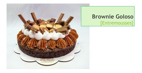 Brownie Goloso Cake by Entremousses 1