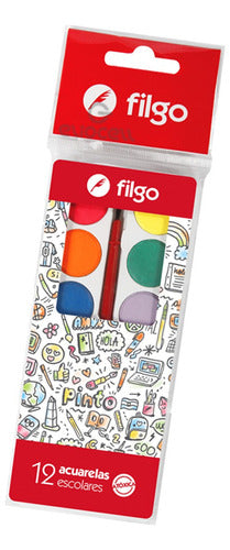 Filgo Watercolors 12 Colors 0