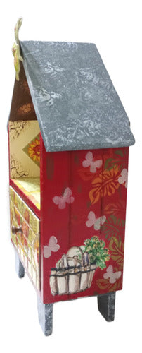 Decorative Pine House with Drawer 1