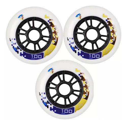 Flying Eagle Set Ruedas Velocidad Para Rollers 100mm/85a 0