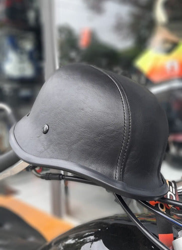Custom German Style Chopper Motorcycle Helmet 3