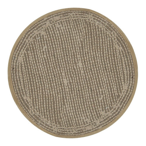 Haussman Round Soft Non-Slip Bathroom Rug 50cm Camel 1