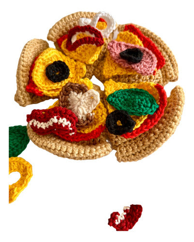 Lanita Mágica Combo Pizza - Crochet Toy Food Set 0