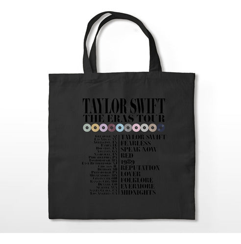 Tote Bag Taylor Swift Eras Tour Cotton Tusor Bag DTF Print 81