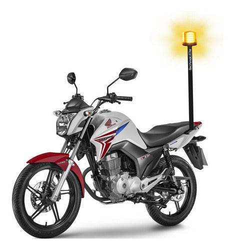 Giroled Sinalizador De Led Giroflex De Led P/ Motos 96 Leds 0