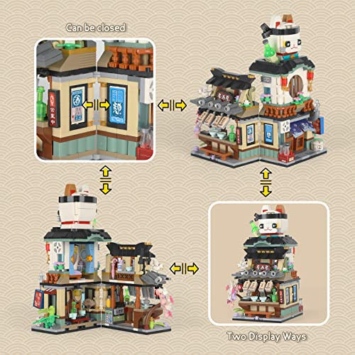 Mini Bloques Construcción Japoneses 789 Piezas Izakaya 2