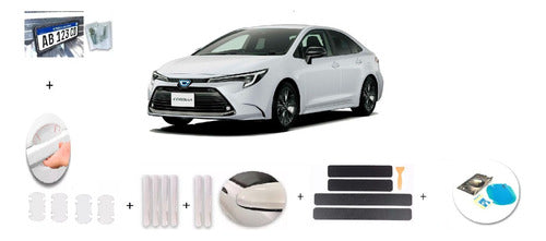 Combo De Accesorios De Protección Para  Toyota Corolla 2018 0