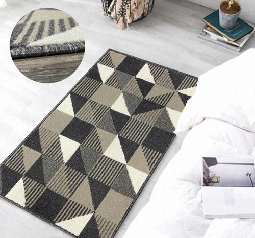 Kreatex Modern Bedside Rug 5599 Grey 57x90cm 1