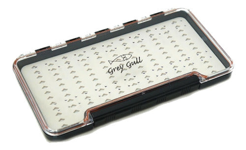 Grey Gull HG011G Waterproof Double Fly Box for Fishing - Ideal for Small Nymphs and Pheasant Tails 1