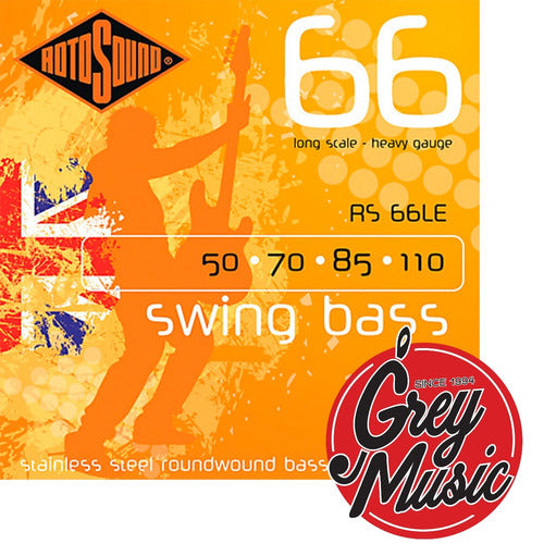 Rotosound Rs66le Swing Bass Para Bajo 050-110 0