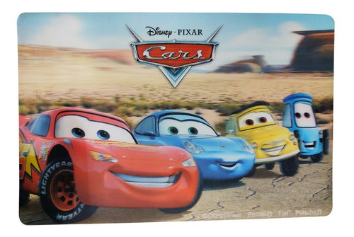 Idelar Set of 6 Individual 3D Toy Story Cars Place Mats 0