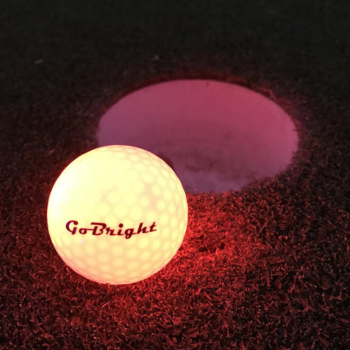 Gobright Bolas De Golf Red Led Light Up 5