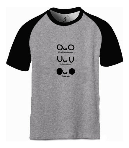 Newcaps Remera Owo Uwu Owo Emoticon #a27 0