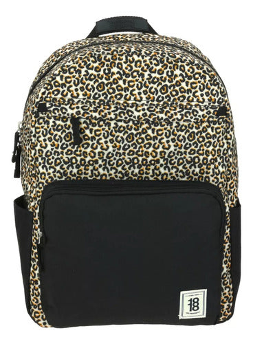 Chenson Traveler Laptop Backpack with Animal Print and Pencil Case 0