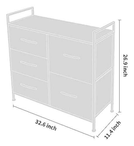 Azl1 Unidad De Muebles De Tocador De Almacenamiento Life Con 4