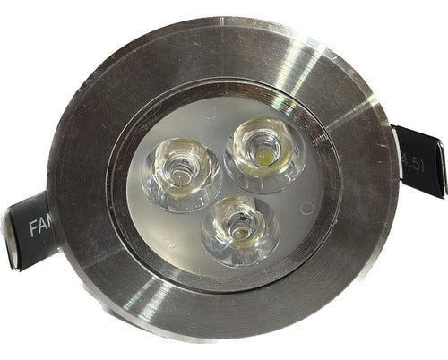 Spot Embutido Led Plateado 0