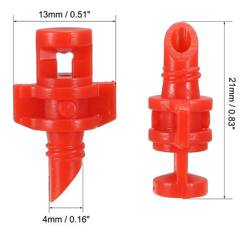 Micro Jet Riego Insertable 360° X 10u Microtubo  Turfgrass 0