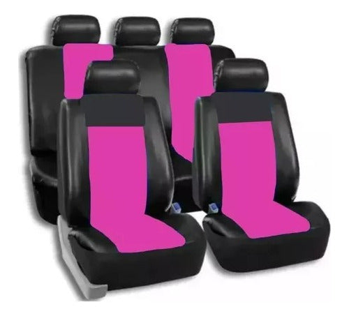 Combo Seat Cover Set, Floor Mat, and Steering Wheel Cover Voyage 2