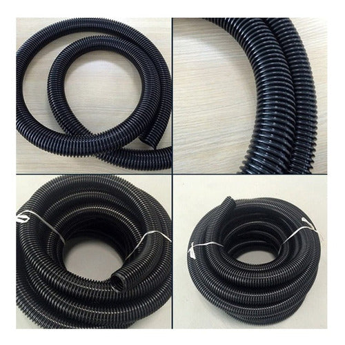 Black PVC Hose 38mm by 5m for Vacuum Cleaner 3