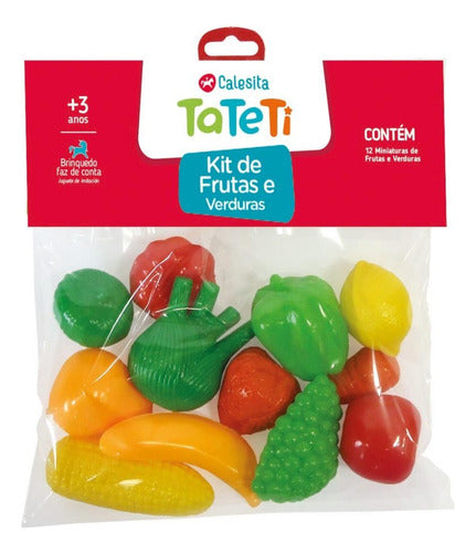 Calesita Toy Set Fruits and Vegetables to Play 209 0