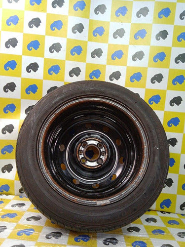 Estepe Fiat Idea C Pneu Dunlop Aro 15 195 55r15 6