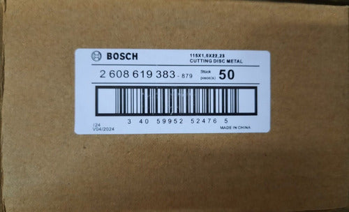 Bosch Eco 115 x 1 mm Cutting Disc for Metal Stainless Steel - Pack of 10 2