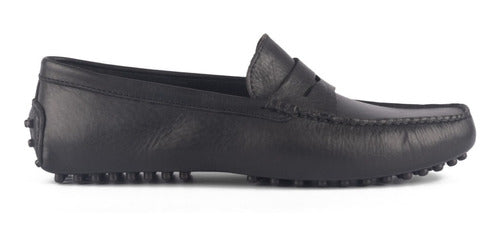 Mc Shoes Black Leather Driver Moccasin Men 301095 0