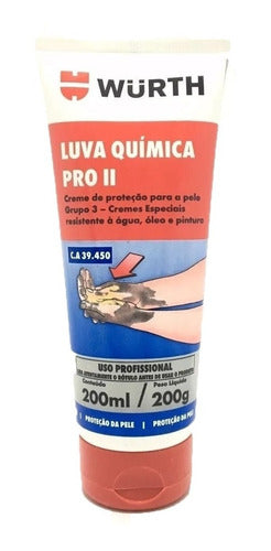 Luva Química Pro Ll Creme Proteção Pele Wurth 200g Bossoni 0