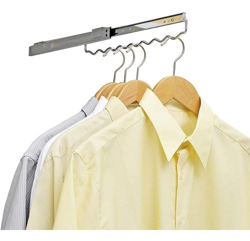 Wenko Shirt Hanger for Closet Aluminum 3x35x5.5 cm 2