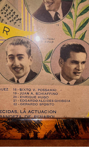 Póster Peñarol 1949, Original, El Más Buscado, Encuadrado. 6