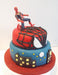 Pasteleria Prut Torta Decorada Infantil Hombre Araña Con Muñeco Avengers 5