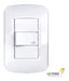 Jeluz Verona 1-Key Combined Point Light Switch Cover Complete 1