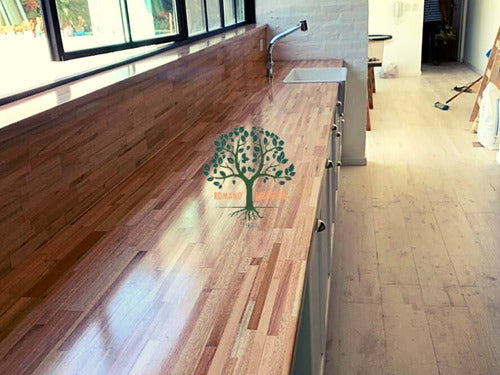 Solid Eucalyptus Wood Board 30mm Thick Laminated Plate 2