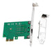 Adaptador De Red Pci-e Gigabit Ethernet Lan Card Realtek Rtl 4