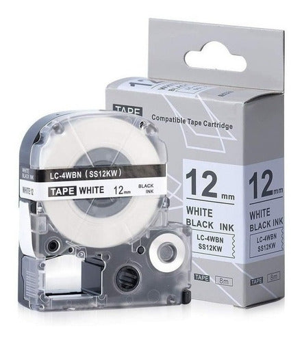 12mm Labels for Epson Labelwriter LW 300 400 600 SS12KW LC4WBN 0