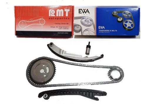 Kit De Distribucion Cadena Fiat Gran Siena 1.6 16v E-torq 0