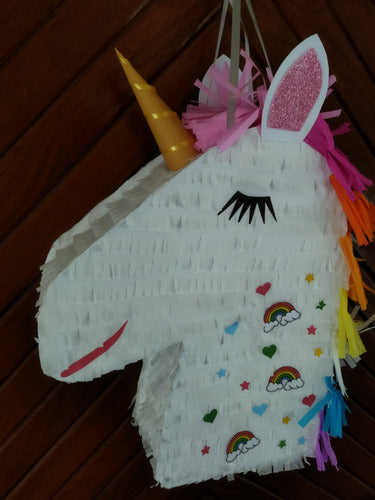 Allegra Cotillones Piñata Unicornio Multicolor 2