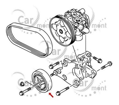 Replacement Poli V Belt Tensioner Suzuki Vitara V6 49160-77E01-RX 6