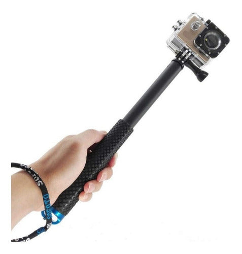 Bastao Pau De Selfie Grande Ate 92cm Para Gopro Xtrax Sjcam 1