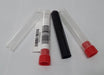 Gaudium Black Test Tube 13 X 75 With Cap - Value Pack of 100 0